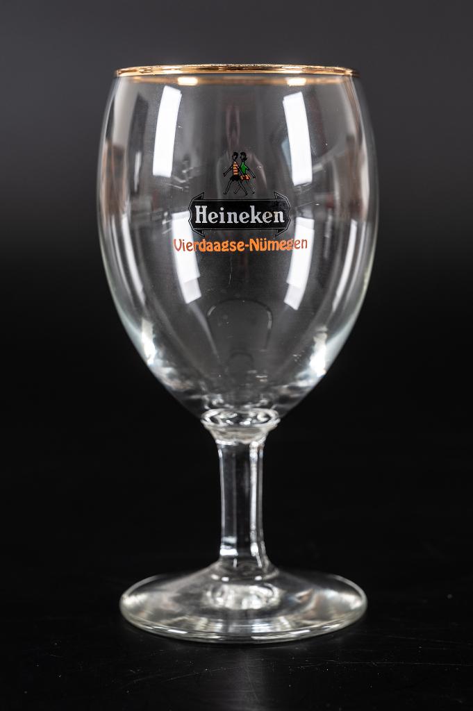 Oud Heineken Lady glas 4 daagse Nijmegen, Ophalen of Verzenden, Zo goed als nieuw, Glas of Glazen, Heineken