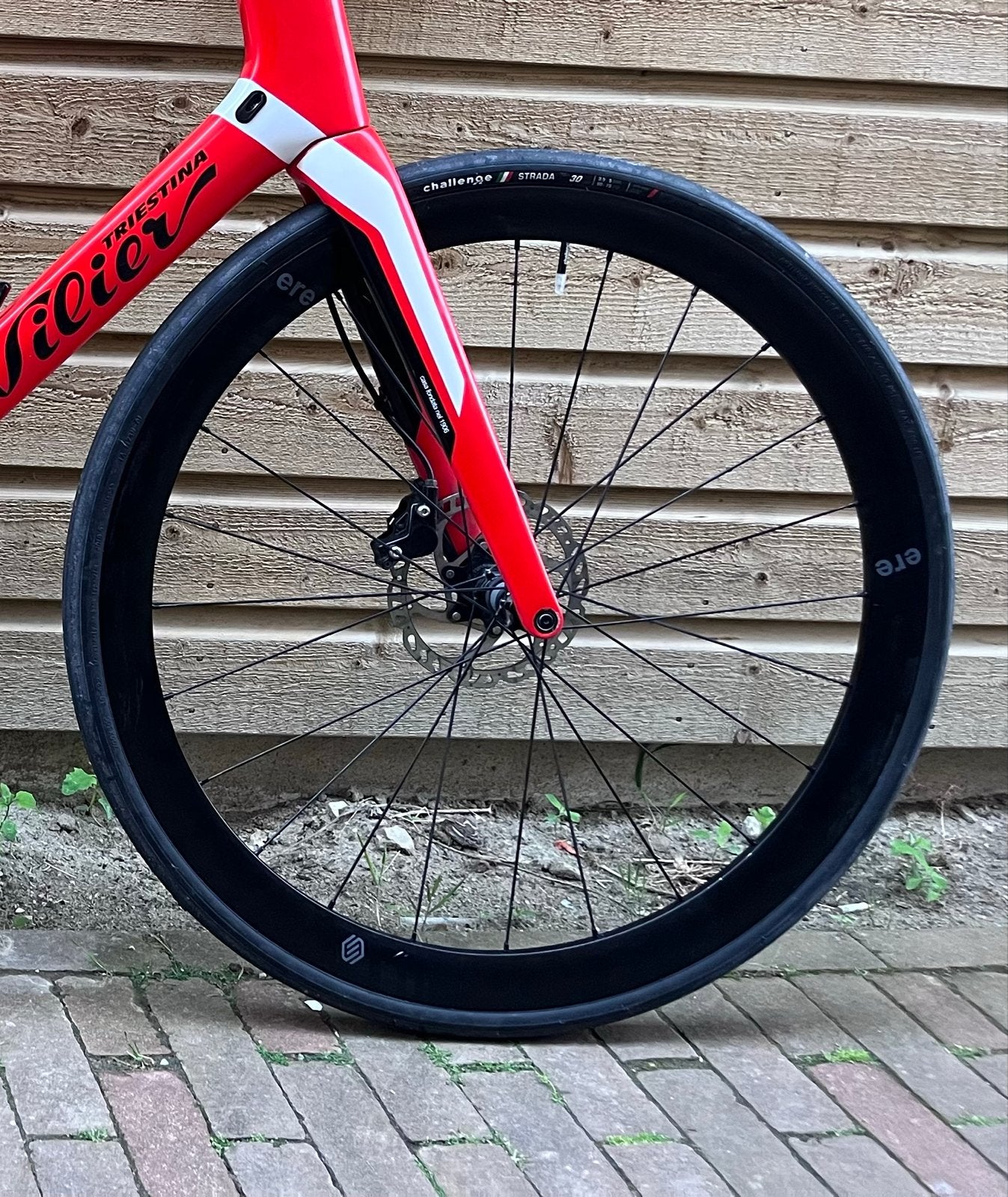 Ere research GC45 wielset met Challenge Strada 30mm banden, Wiel, Ophalen of Verzenden, Zo goed als nieuw, Aluminium