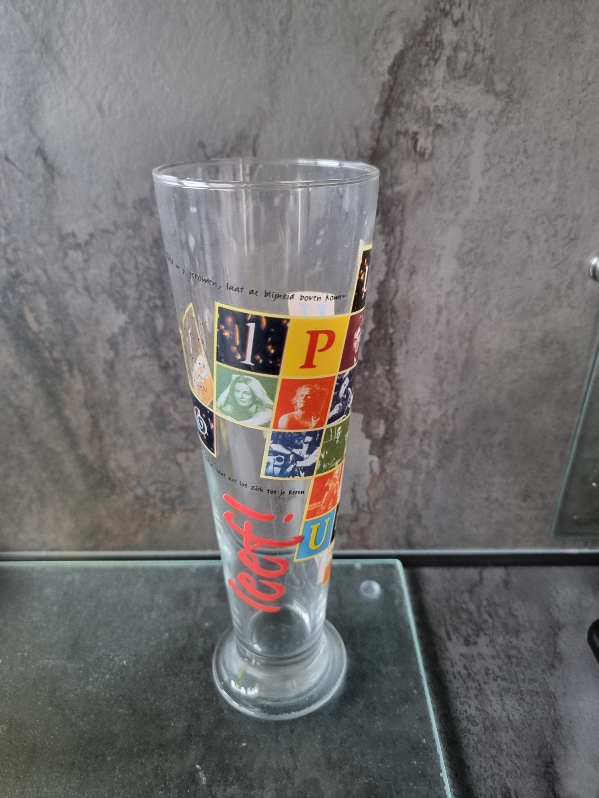 Alfa Bierglas - Uniek verzamelobject, Ophalen of Verzenden, Nieuw, Glas of Glazen, Overige merken