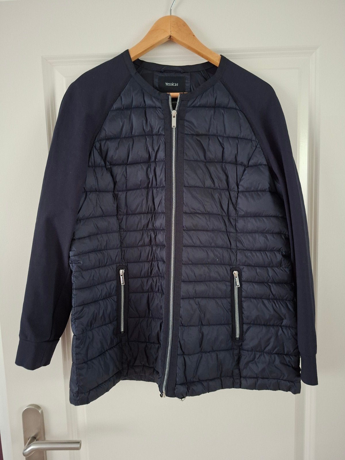 Yessica gewatteerde jas - Maat 42/44 (L), Blauw, Yessica, Maat 42/44 (L), Ophalen of Verzenden