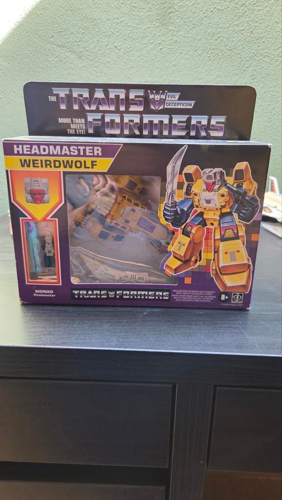 Hasbro Transformers G1 Headmaster Weirdwolf MISB Reissue, Verzamelen, Transformers, Ophalen of Verzenden