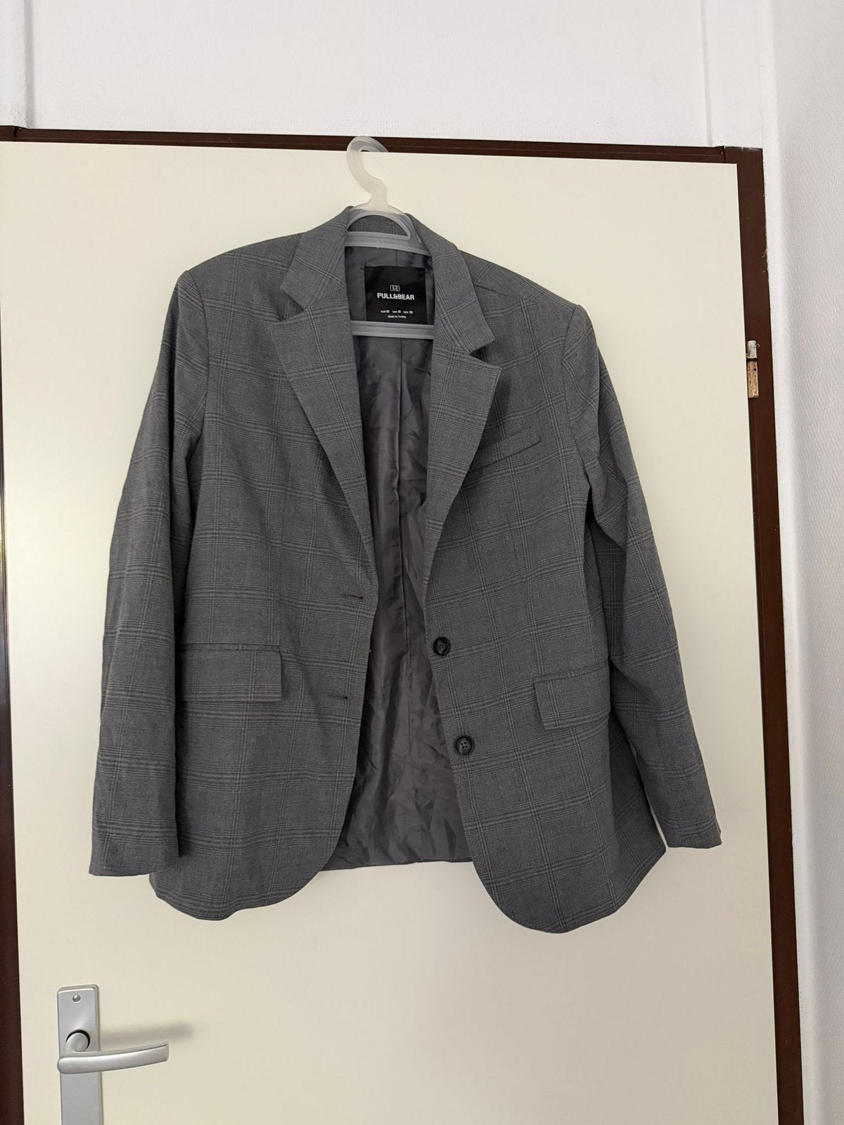 Dames blazer grijs maat M Pull&Bear, Ophalen of Verzenden, Zo goed als nieuw, Grijs