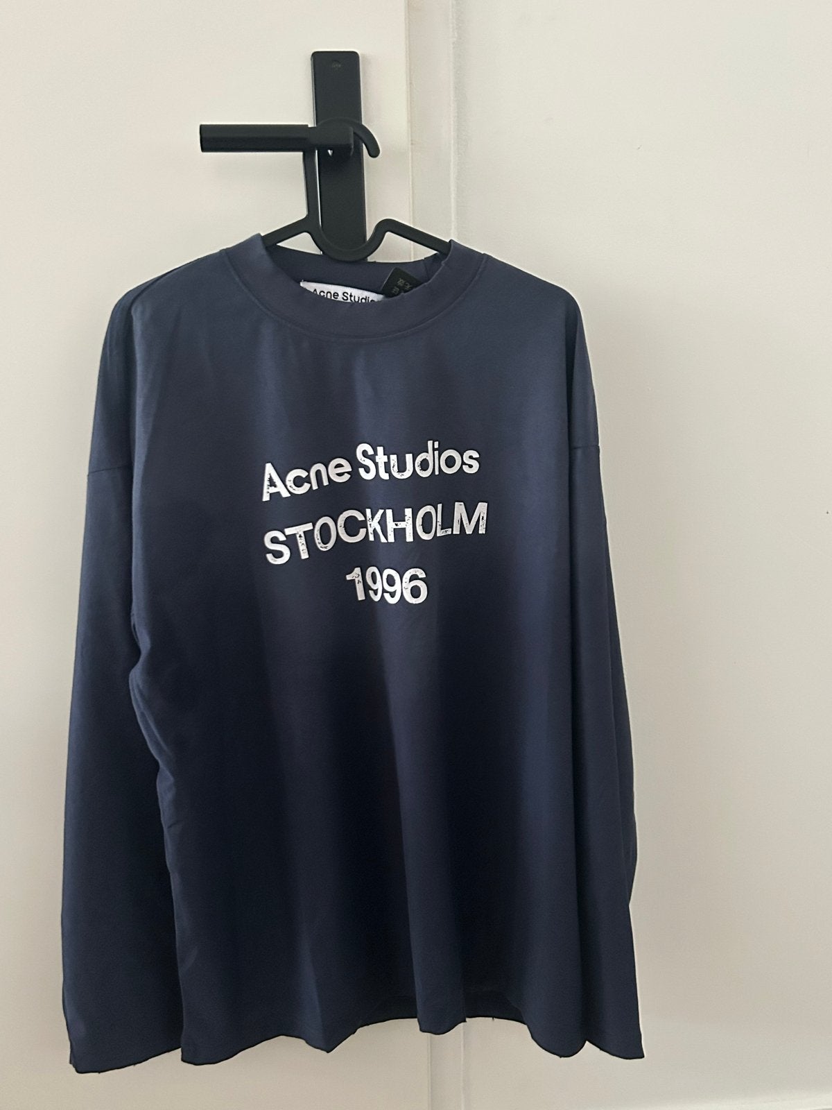 Acne Studios Longsleeve Donkerblauw Maat M Nieuw, Kleding | Heren, Ophalen of Verzenden, Nieuw, Maat 48/50 (M), Blauw