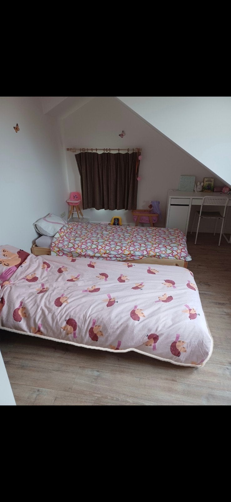 ikea stapelbare bedden, Huis en Inrichting, Slaapkamer | Complete slaapkamers, Ophalen, Gebruikt, Eenpersoons