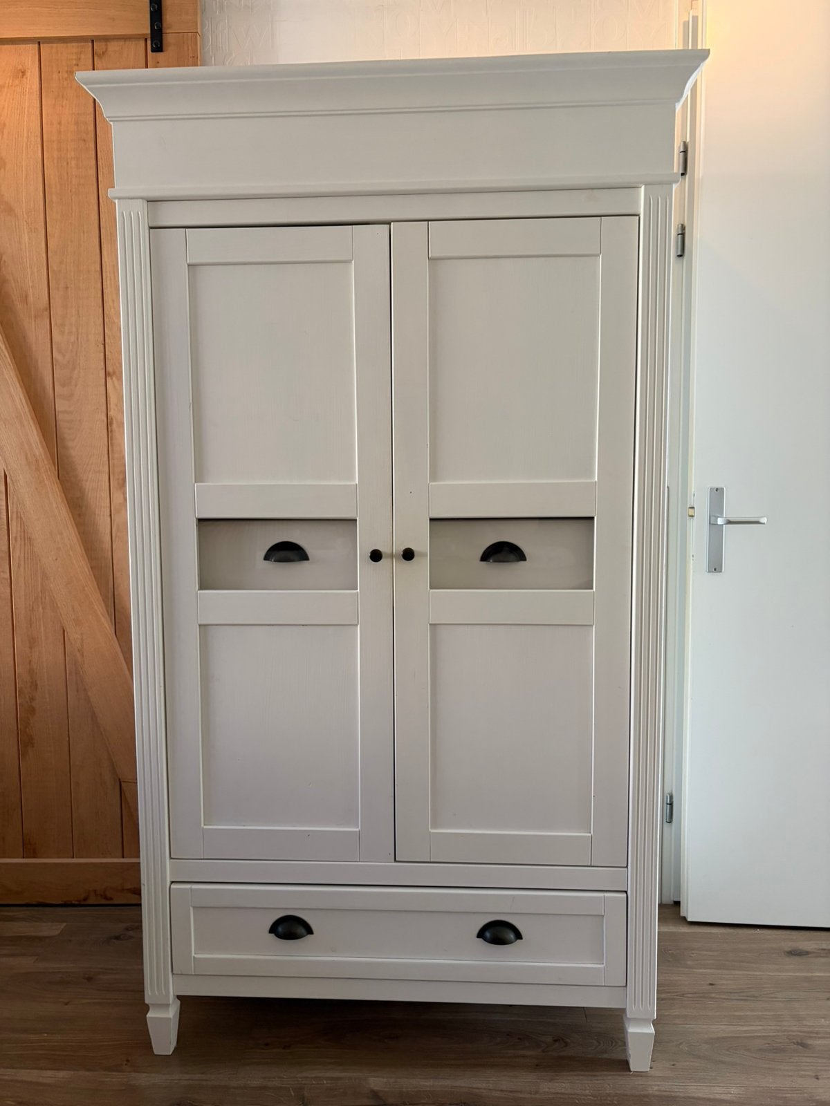Wit grenen houten kasten, Ophalen, Gebruikt, Kast, 50 tot 70 cm