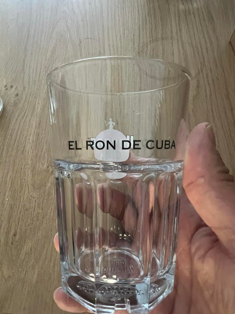 Groot Havana Club glas - El Ron de Cuba, Verzamelen, Ophalen of Verzenden, Zo goed als nieuw