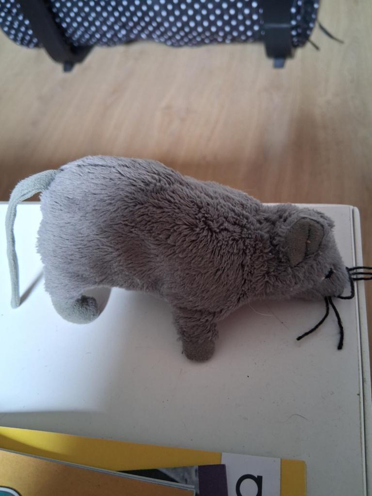 Rattenknuffel, Kinderen en Baby's, Speelgoed | Knuffels en Pluche, Ophalen, Muis, Gebruikt, Overige merken