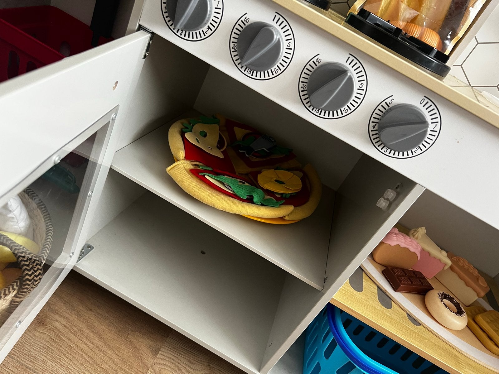 Grote speelgoedkeuken met accessoires, Kinderen en Baby's, Ophalen, Gebruikt