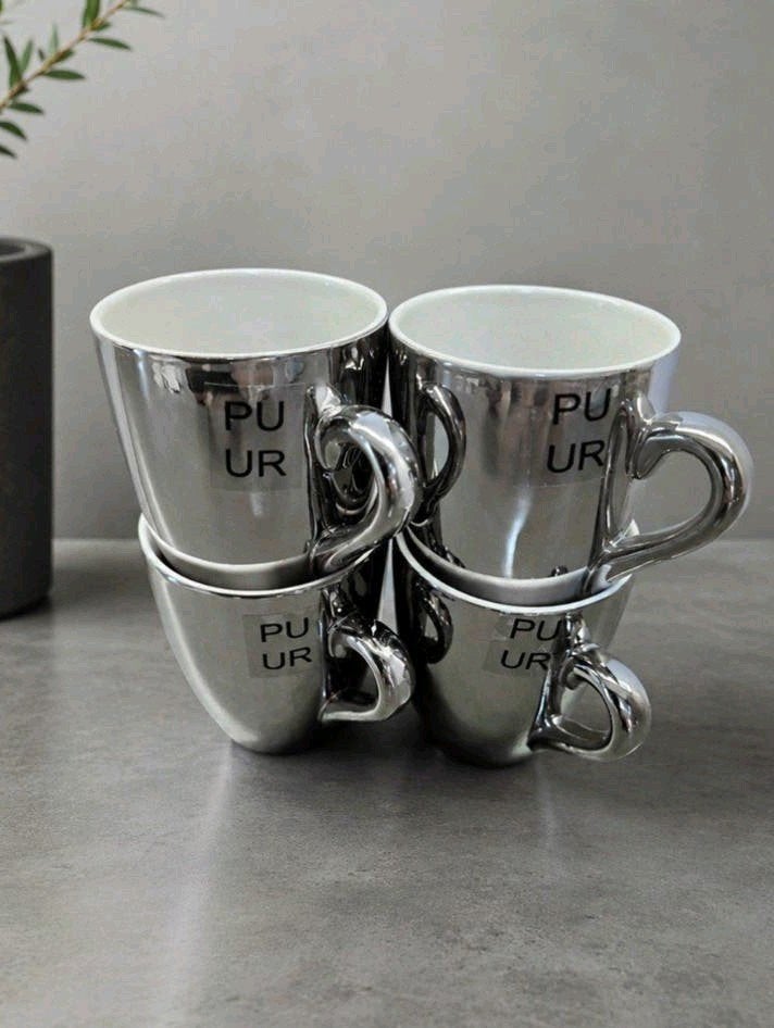 4x PUUR (Hema) Koffiekop 185ml Chrome/Zilver NIEUW

Aardewer, Huis en Inrichting, Nieuw, Ophalen of Verzenden, Overige stijlen