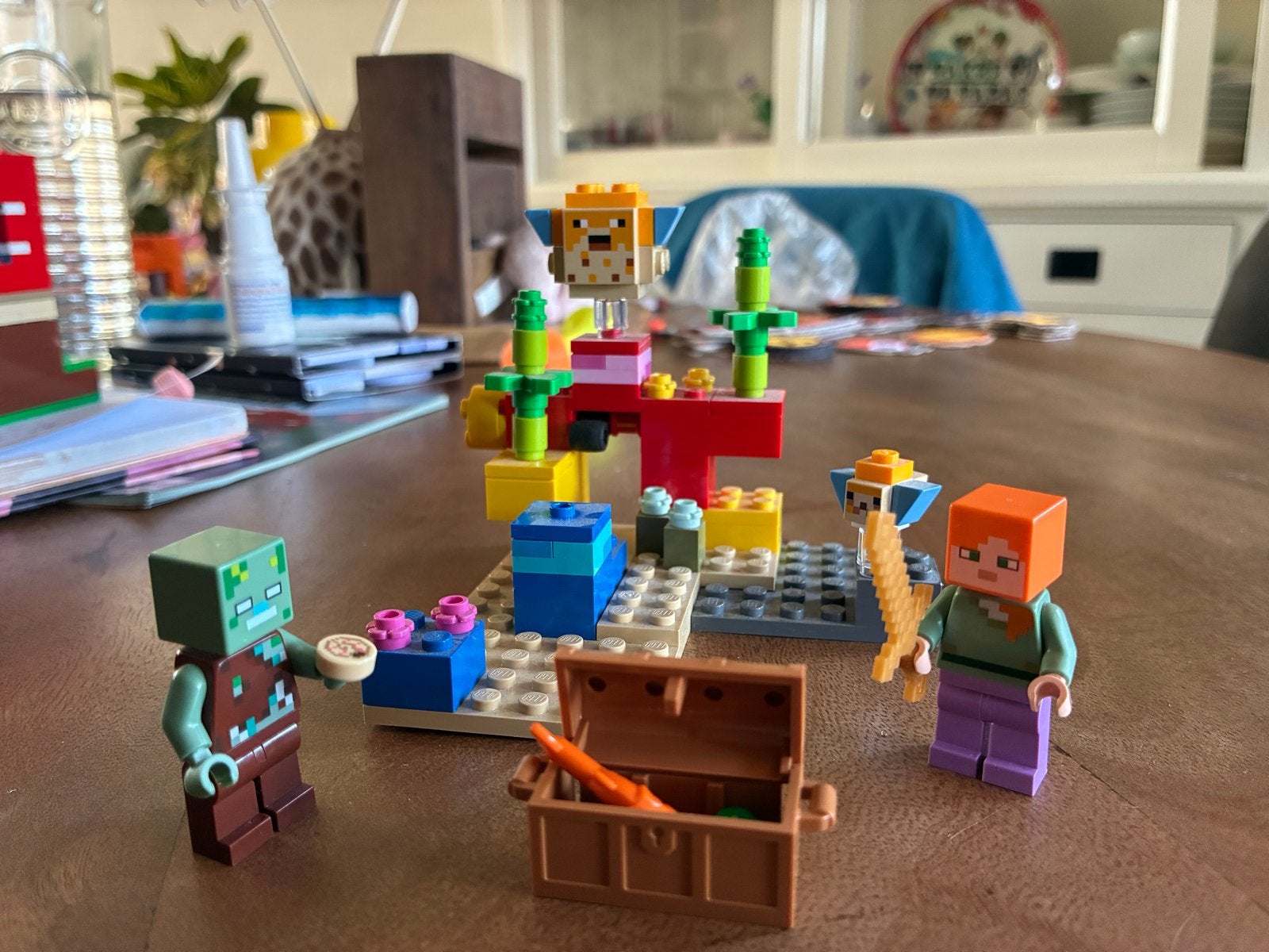 LEGO Minecraft 21164 Het Koraalrif, Ophalen, Minecraft, Lego, Zo goed als nieuw