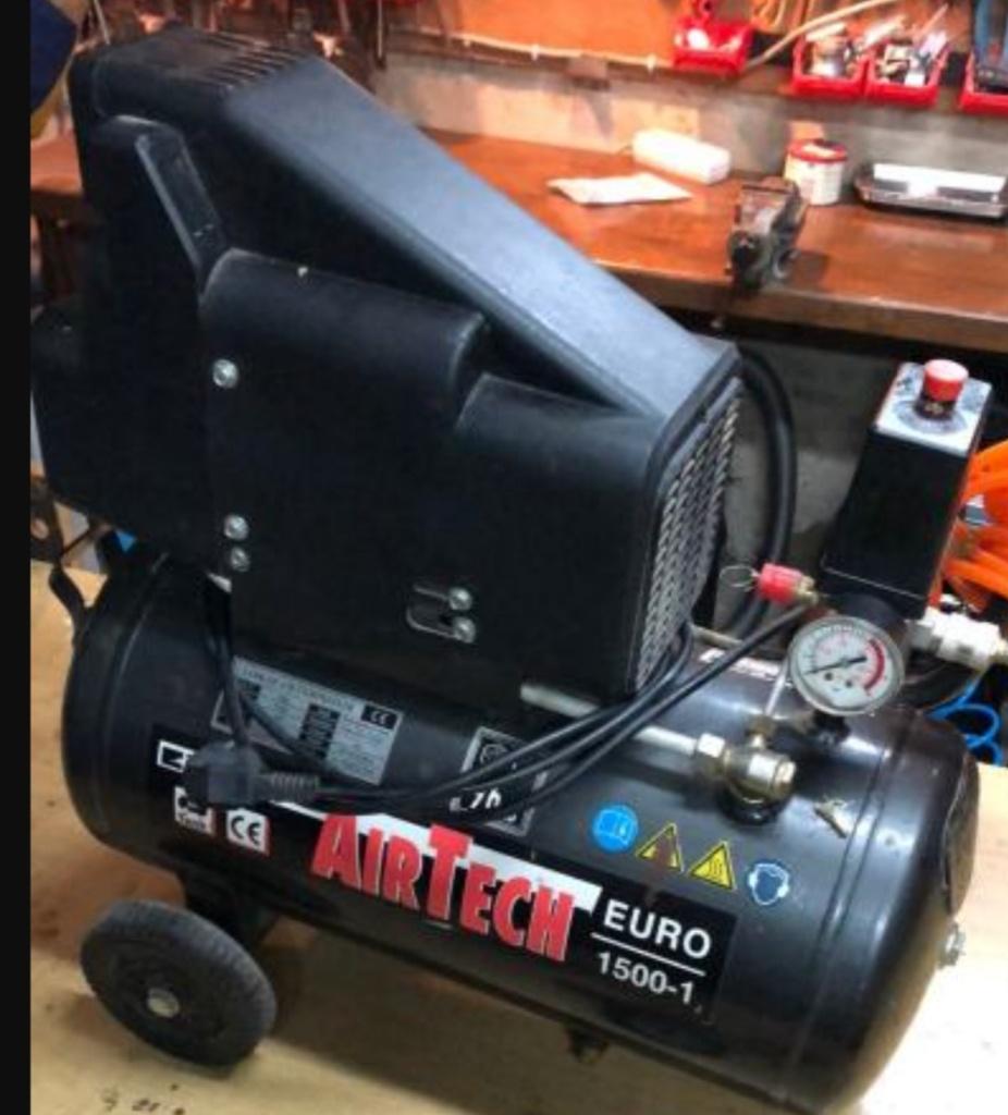 Compressor, Ophalen, Zo goed als nieuw, Minder dan 200 liter/min, Geluidgedempt