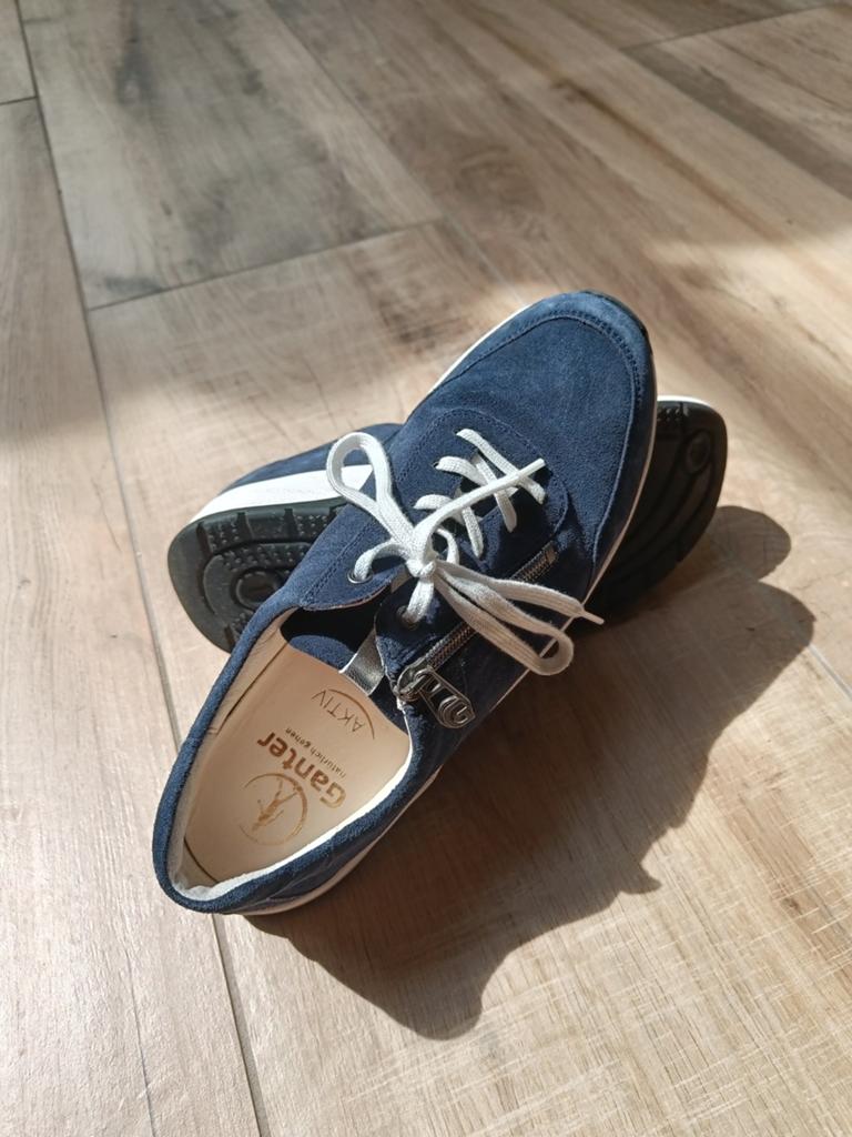 Ganter Aktiv schoenen mt 6 1/2- Nieuw, één keer gedragen, Kleding | Dames, Schoenen, Ophalen of Verzenden, Nieuw, Blauw, Sneakers of Gympen