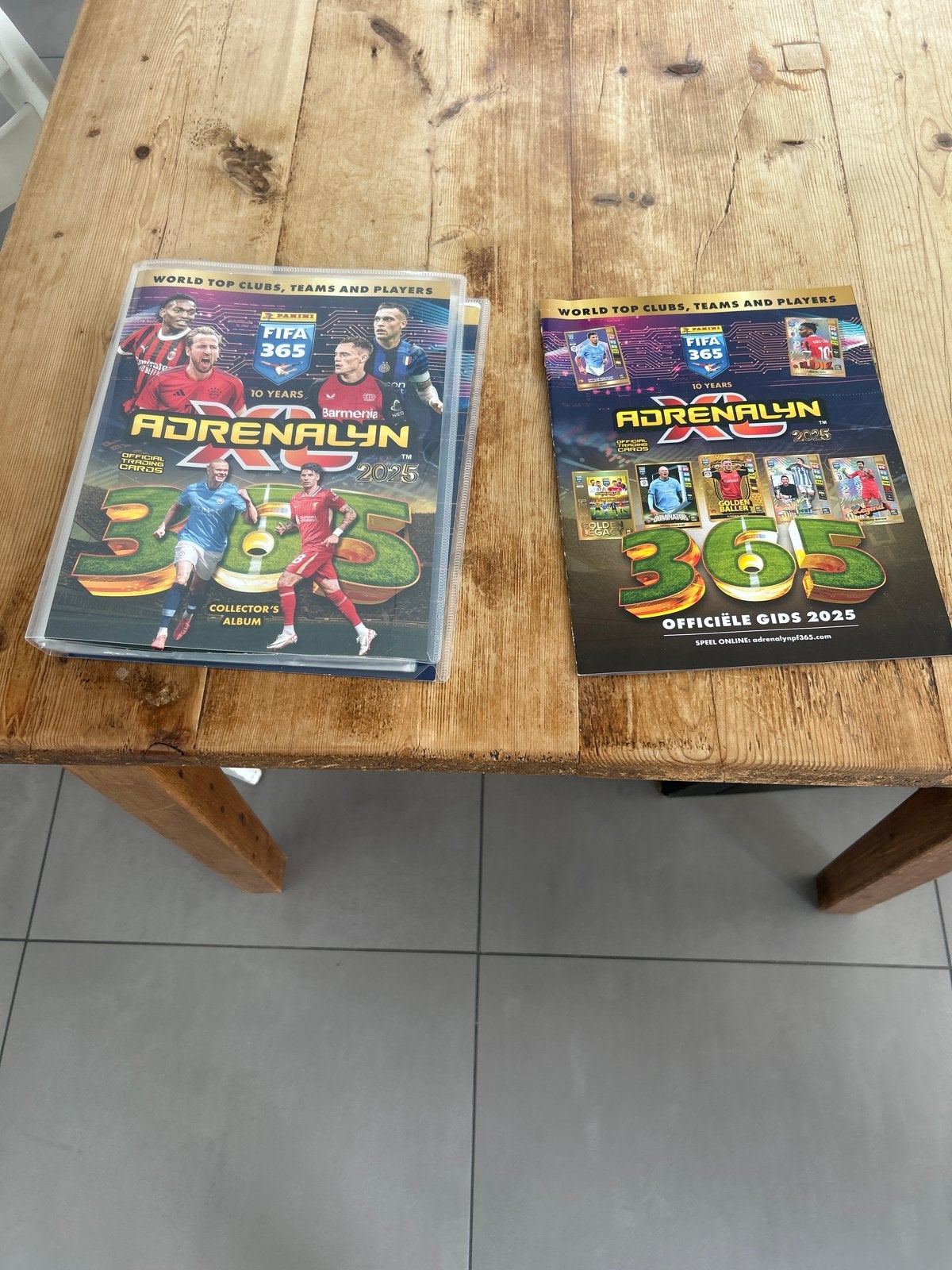 Panini FIFA 365 Adrenalyn XL 2025 Collector's Album + Kaarte, Ophalen of Verzenden, Zo goed als nieuw, Buitenlandse clubs, Spelerskaart