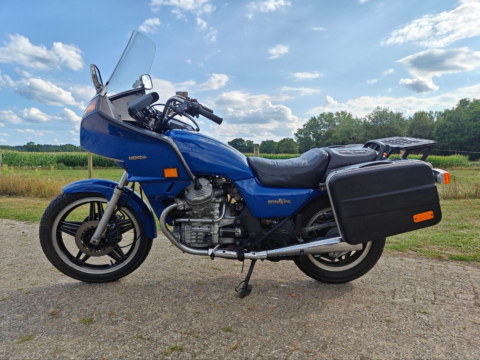 Honda Silverwing GL500 Blauw Oldtimer, Motoren, Motoren | Honda, Particulier, Toermotor, meer dan 35 kW, 2 cilinders, Motorrijbewijs A