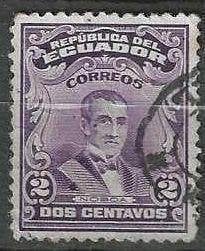 Ecuador 1925 - Yvert 237 - Diego de Noboa y Arteta (ST), Verzenden, Gestempeld, Zuid-Amerika