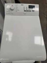 AEG L6TBN62K bovenlader wasmachine 40 cm breed, Ophalen, Bovenlader, Zo goed als nieuw, 85 tot 90 cm