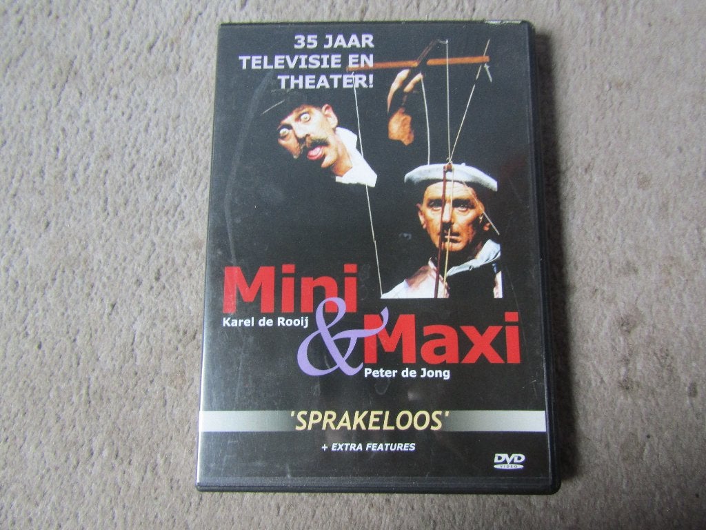 DVD: Mini & Maxi - 35 jaar televisie en theater! Split, Alle leeftijden, Ophalen of Verzenden, Gebruikt, Stand-up of Theatershow