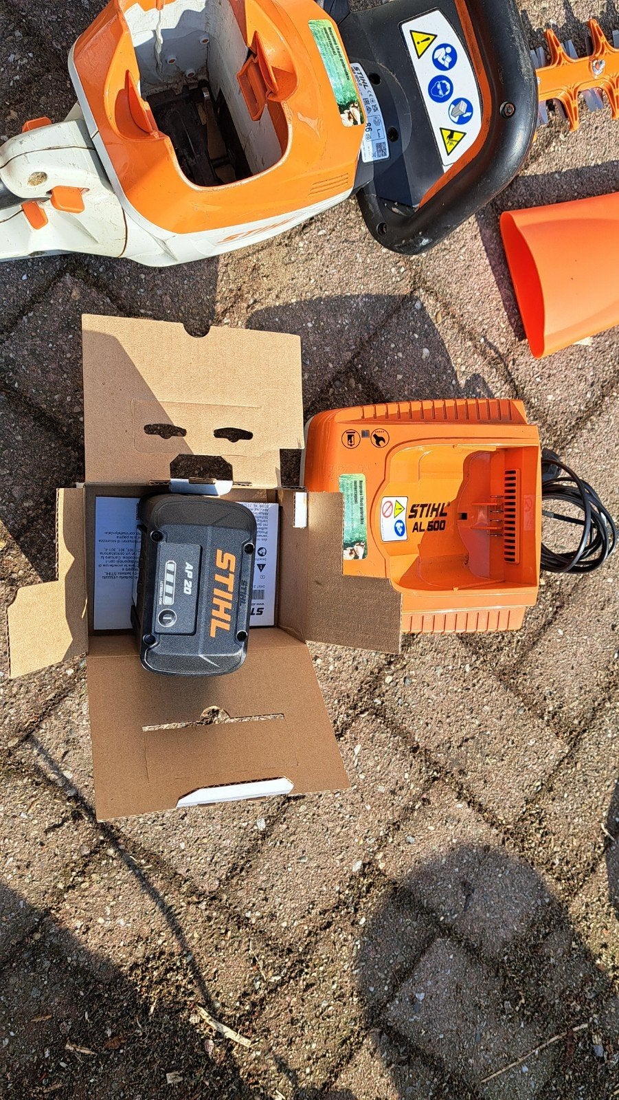 Stihl HSA 100 en HLA 66 (accu) heggenschaar set, Tuin en Terras, Heggenscharen, Ophalen, Stihl, Accu, HSA 100 en HLA 66