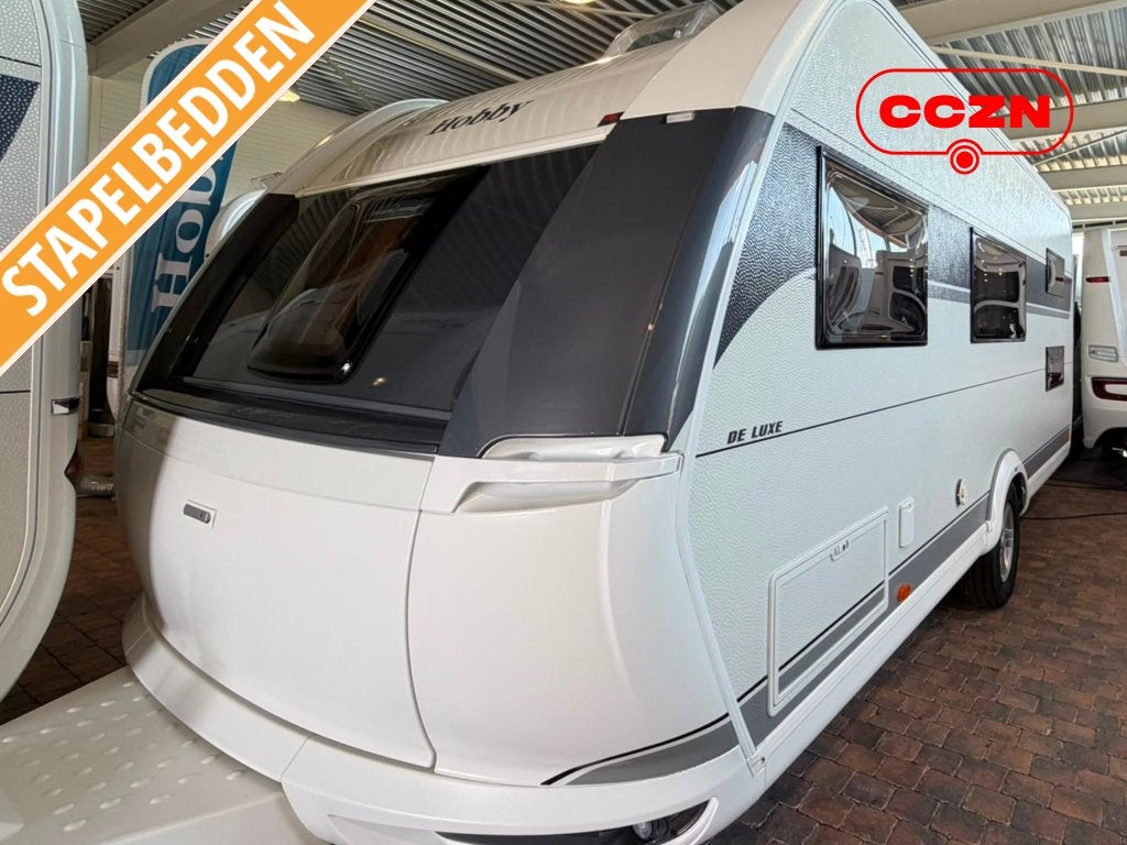Hobby De Luxe 545 KMF Model 2026 en 2000 kg as!, Hobby, Bedrijf, Treinzit, Schokbreker