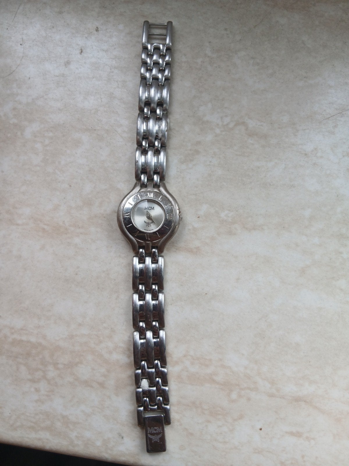 MCM ,etc dames horloges, Ophalen of Verzenden, Zo goed als nieuw, Staal, Overige merken