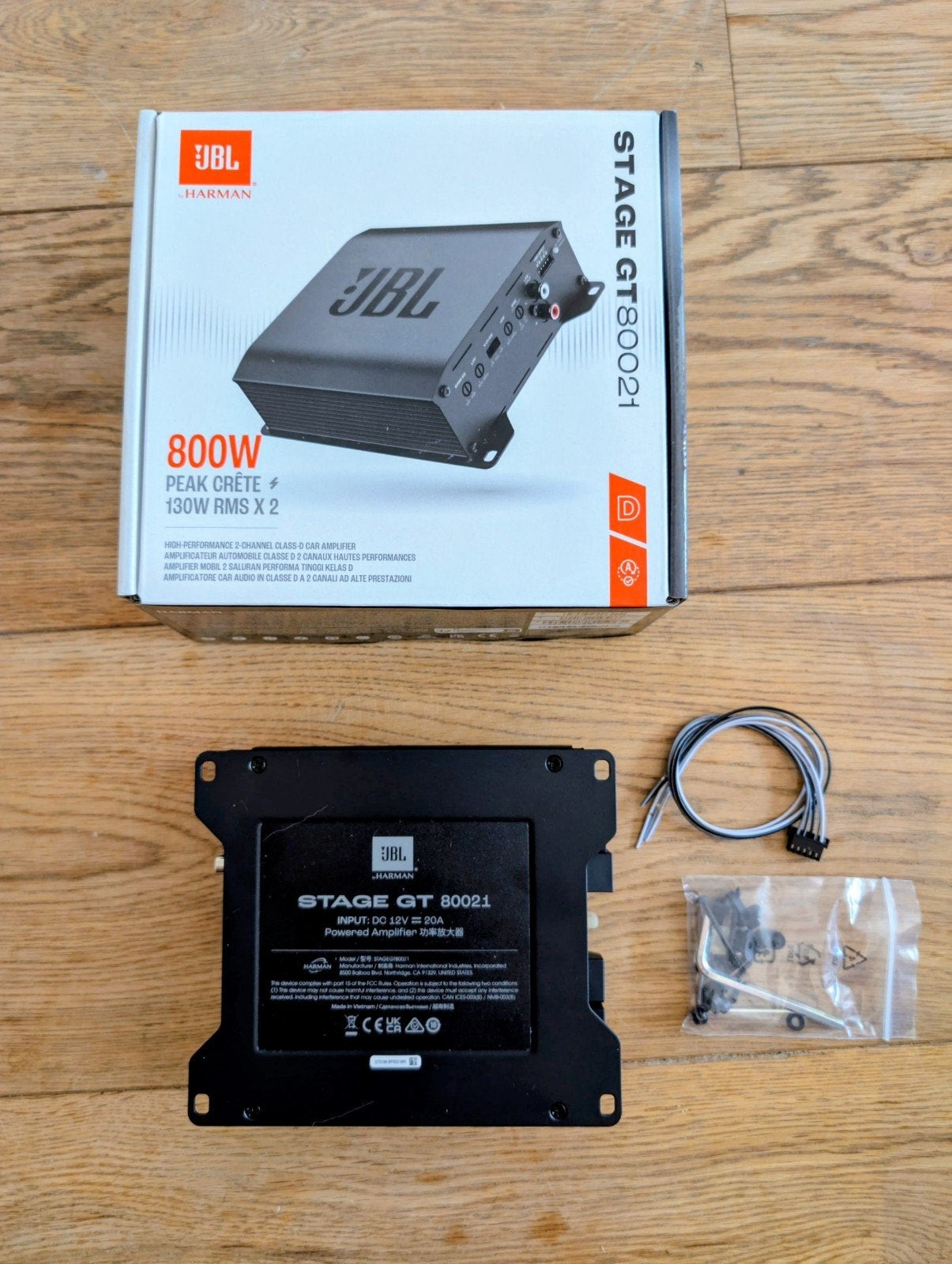 JBL Stage GT80021 Versterker - Nieuw in doos, Ophalen of Verzenden, Nieuw