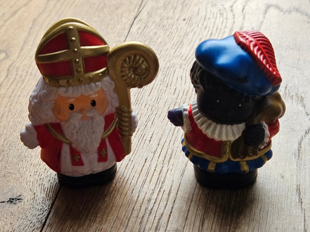 Fisher-Price Little People Sinterklaas en Piet, Ophalen of Verzenden, Gebruikt, Speelset