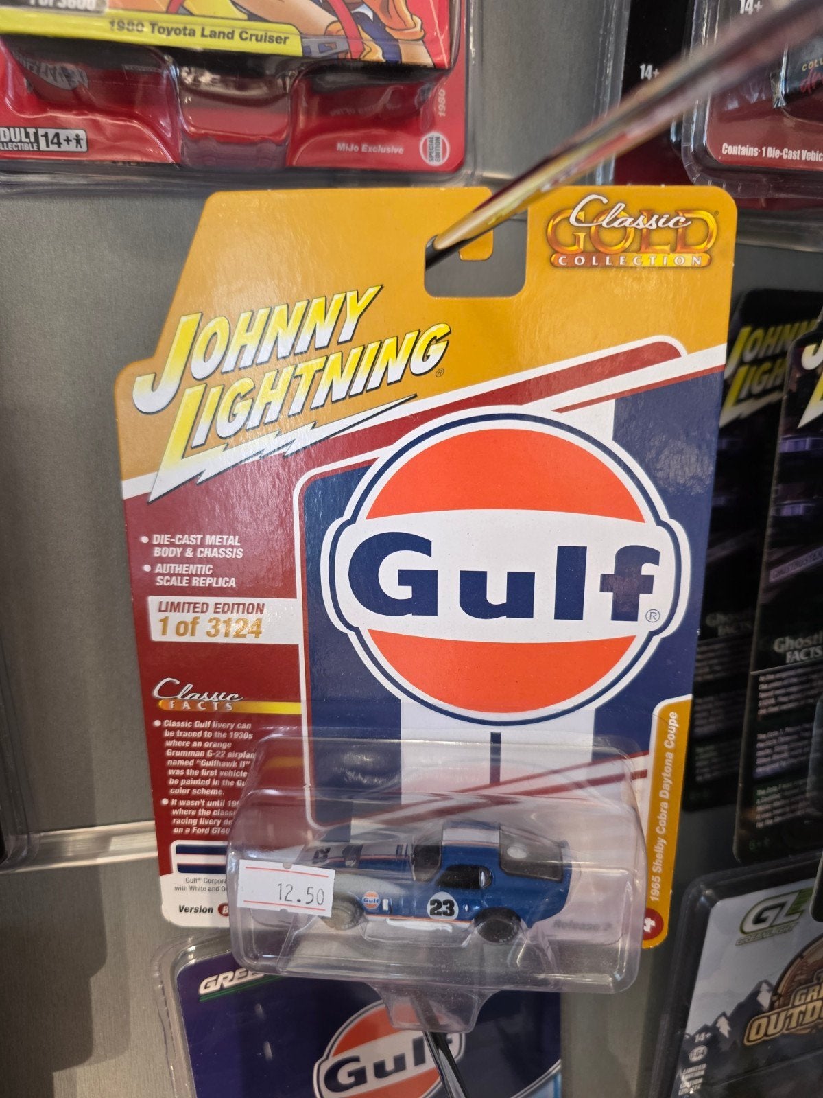 Johnny Lightning Gulf 1965 Shelby Cobra Daytona Coupe, Onbekend, Nieuw, Ophalen of Verzenden, Onbekend