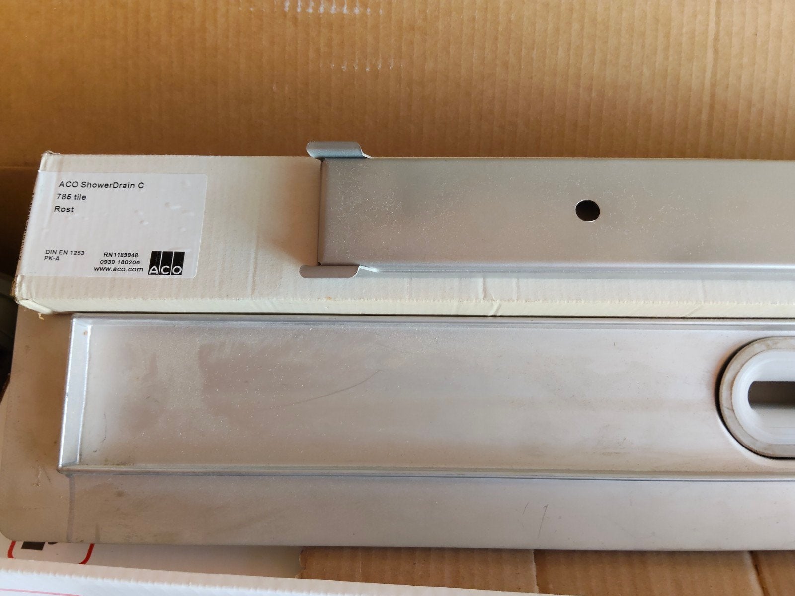 ACO ShowerDrain  785 - met tegelinleg, Ophalen of Verzenden, Nieuw, Rvs, Douche