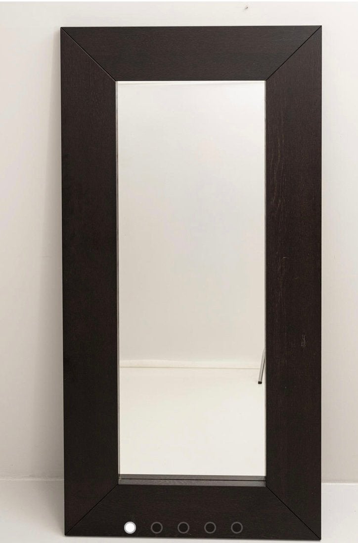 Grote Passpiegel Ikea type Mongstad, Ophalen, Zo goed als nieuw, Rechthoekig, 150 tot 200 cm