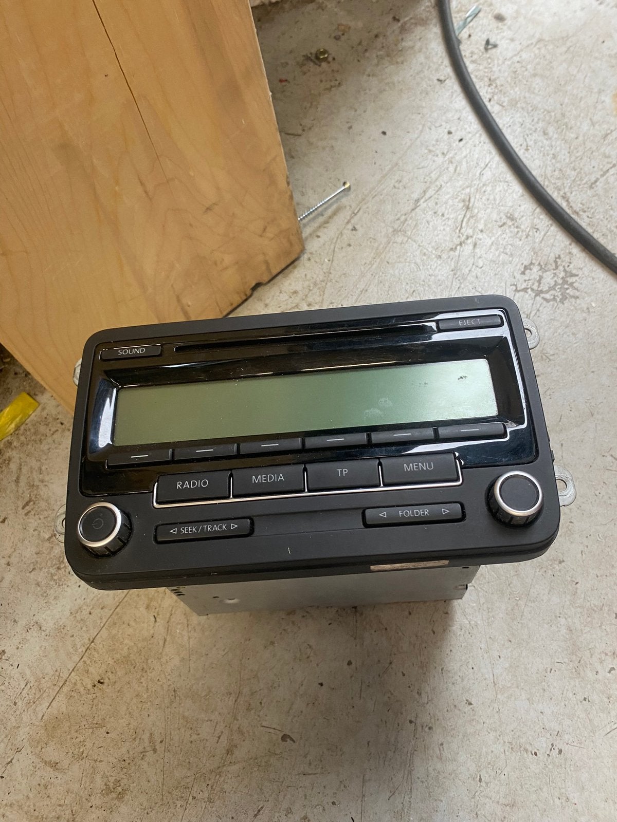 2 volkswagen golf 6 caddy passat originele vw radio navi rns, Ophalen of Verzenden, Zo goed als nieuw