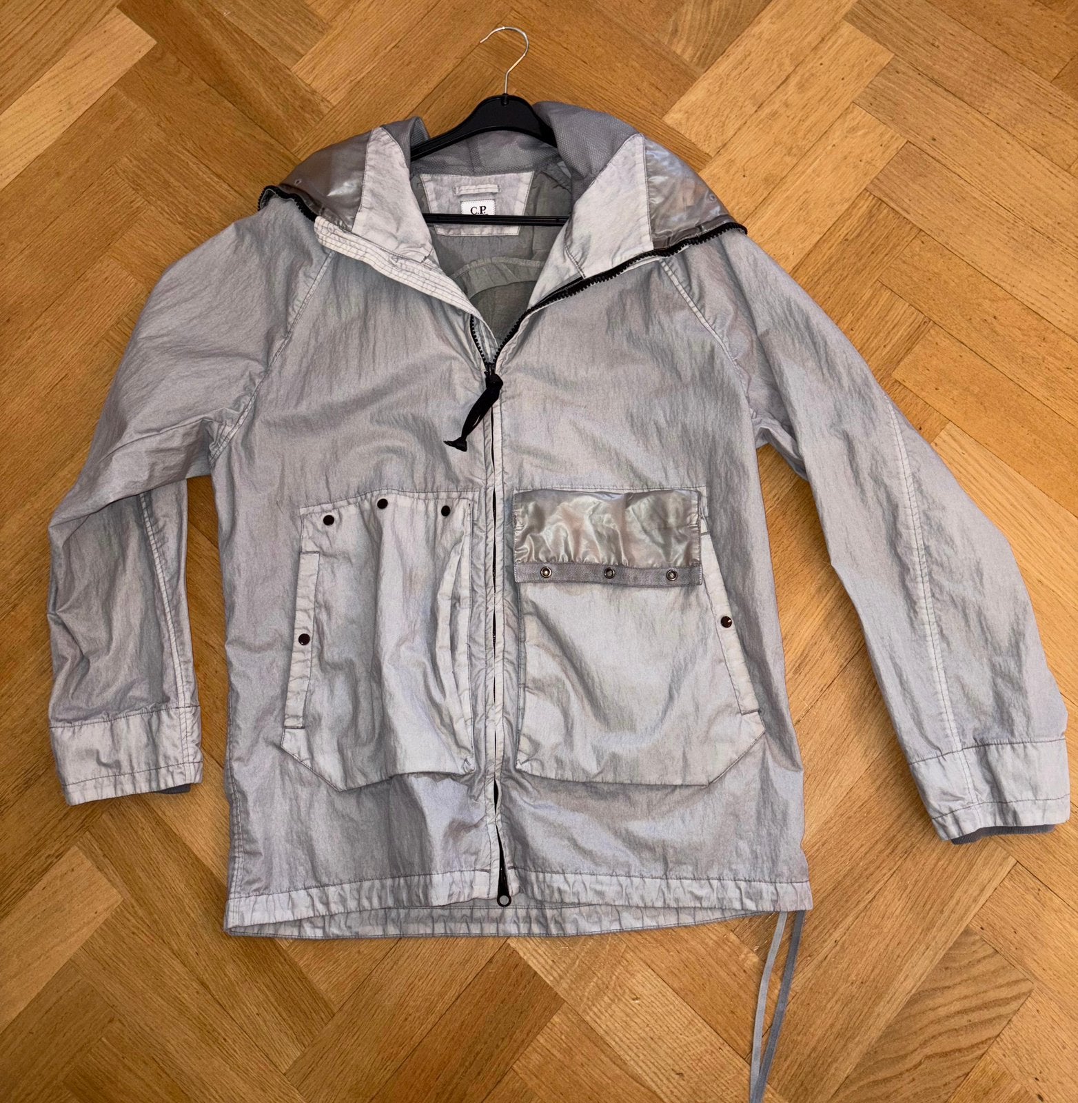 C.P. Company Jacket, Ophalen of Verzenden, Gedragen, Maat 52/54 (L), Grijs