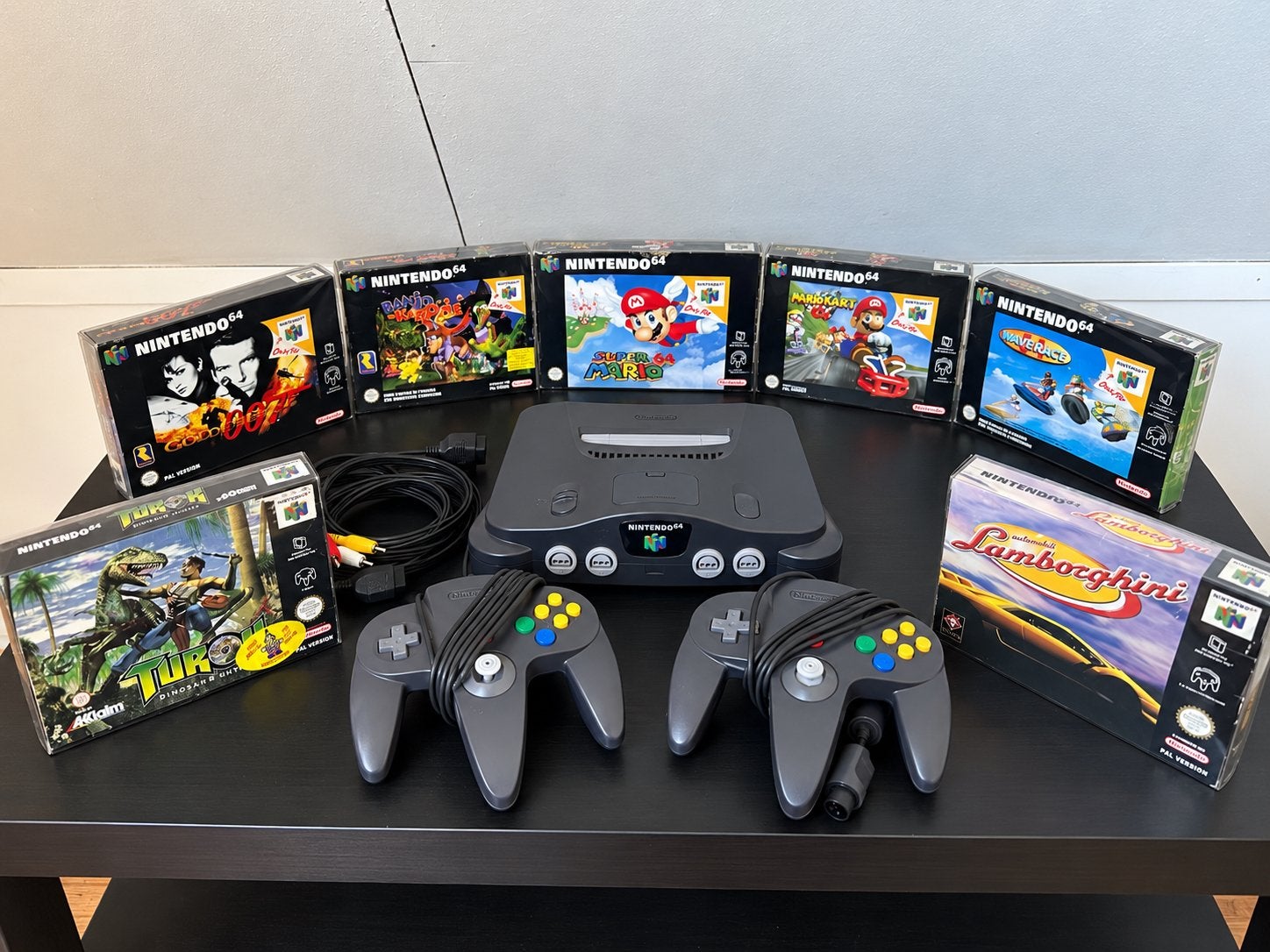 Zeer Nette Nintendo 64 Collectie – N64, Ophalen of Verzenden, Zo goed als nieuw, Met 2 controllers, Met games