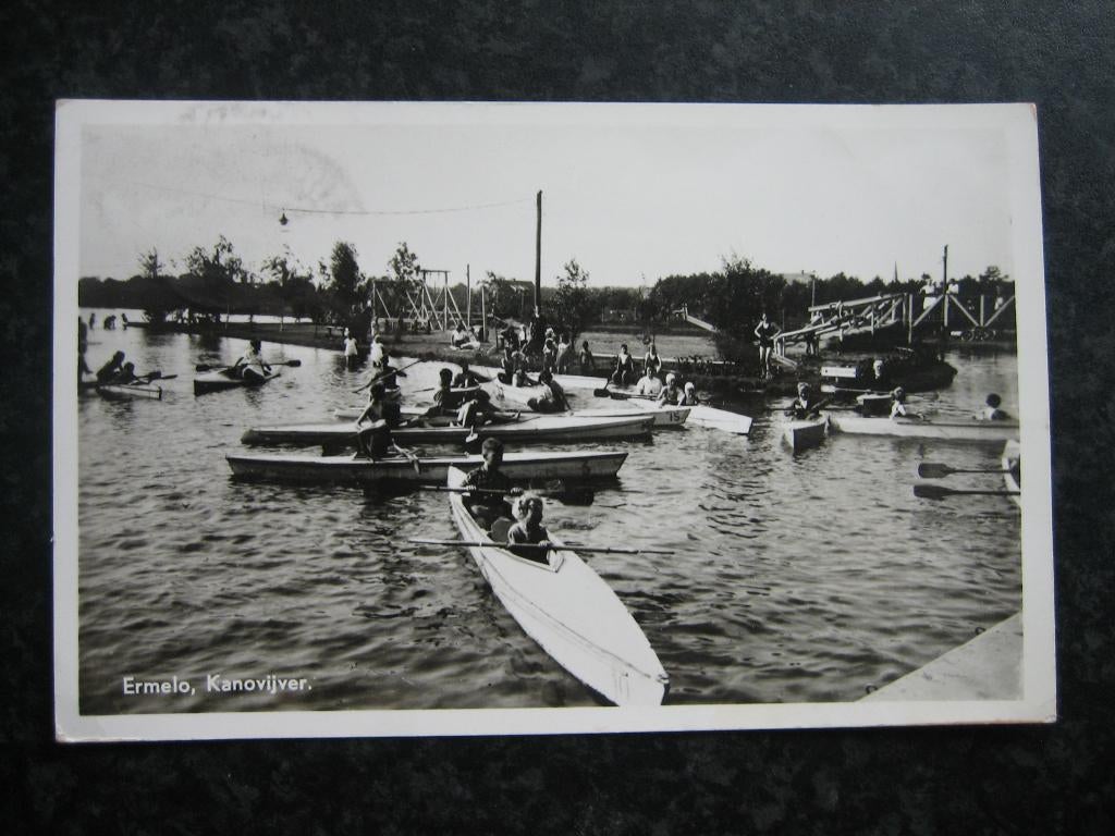 ERMELO kanovijver 1957, Ophalen of Verzenden, 1940 tot 1960, Gelderland