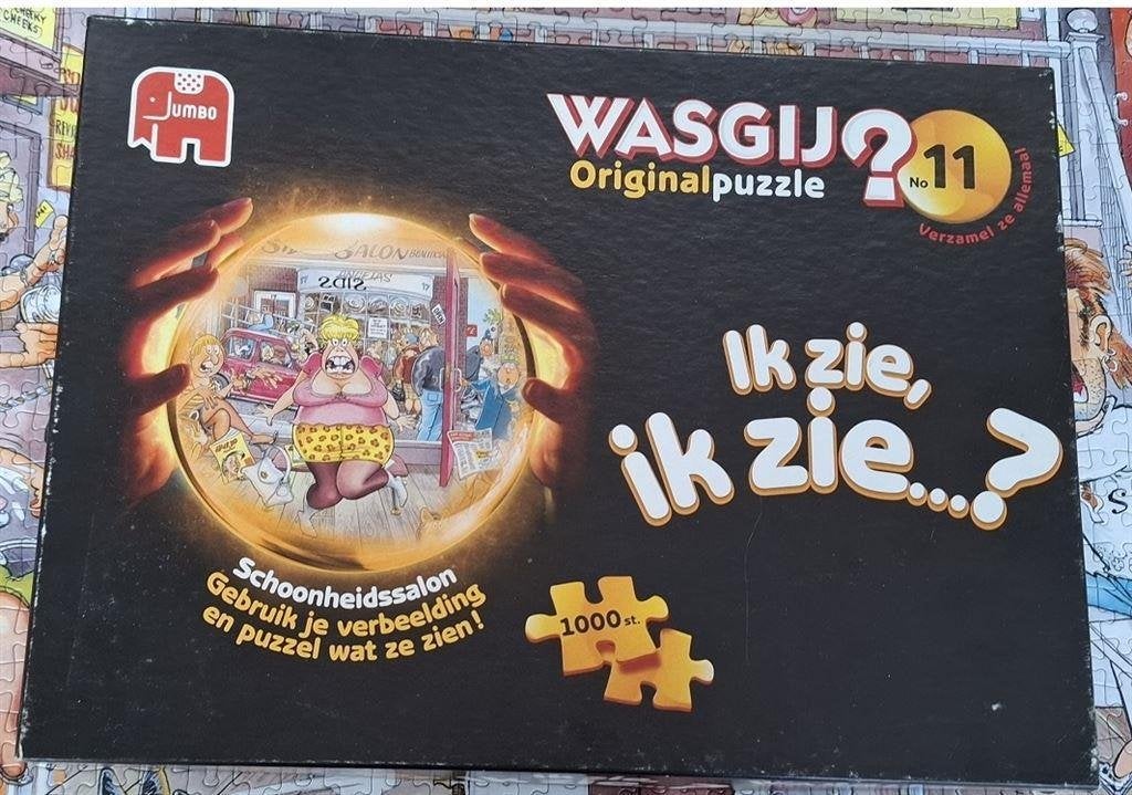 13540 Wasgij Original nr 11 Schoonheidssalon, Jumbo, Ophalen of Verzenden, 500 t/m 1500 stukjes, Zo goed als nieuw