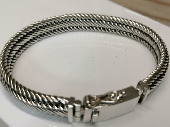 Echt zilveren armband MD10, Sieraden, Tassen en Uiterlijk, Nieuw, Ophalen of Verzenden, Nvt, Zilver
