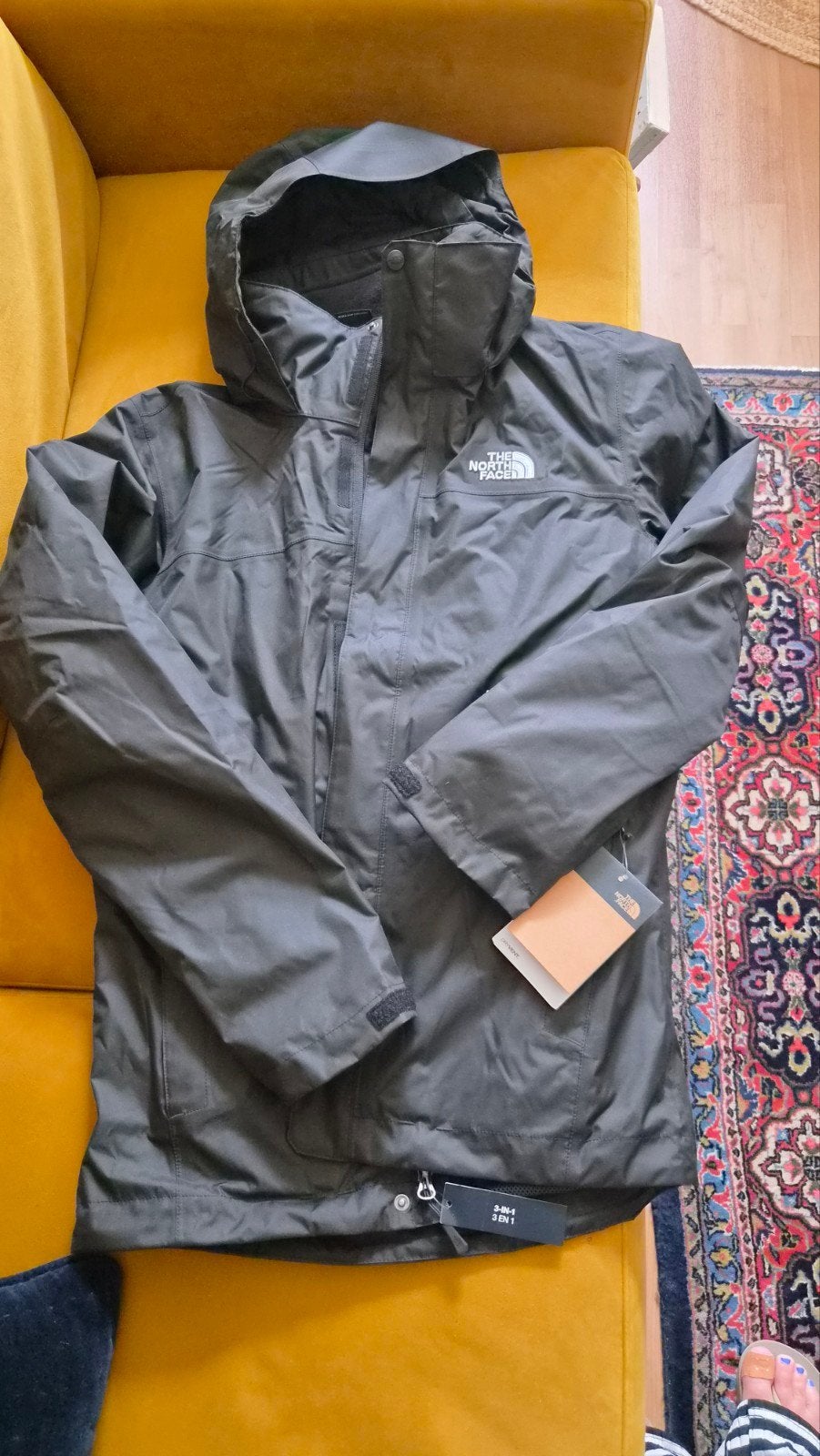 Nieuwe zwarte North face tussenjas, Ophalen of Verzenden, Nieuw, Zwart