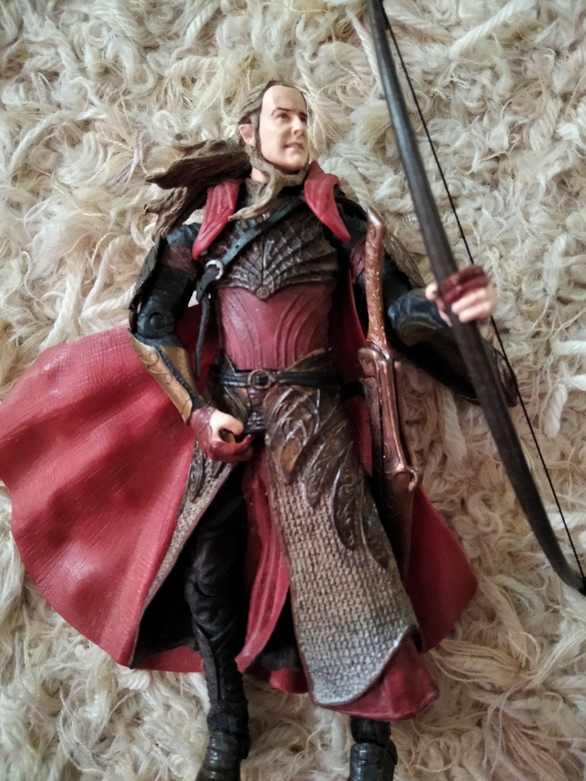 Haldir, de elf, Lord of the rings, actiefiguur, pop,, Ophalen of Verzenden, Zo goed als nieuw, Actiefiguurtje