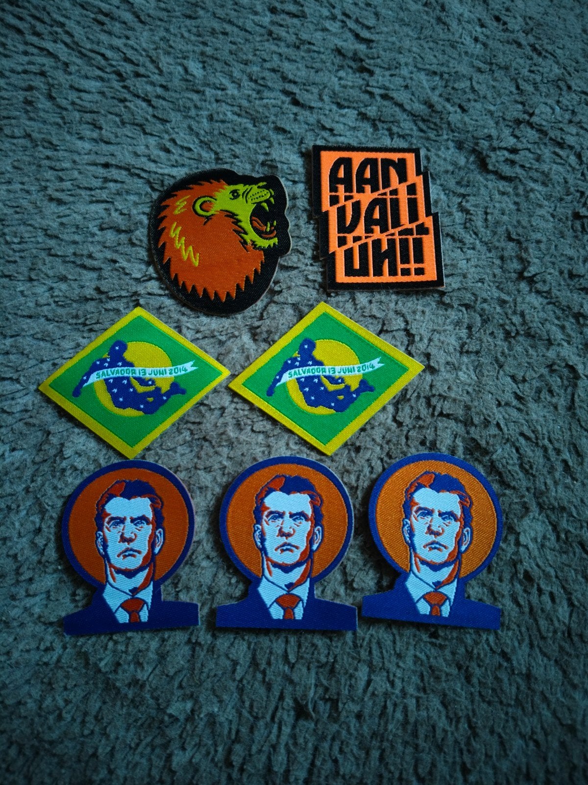 Oranje Patches/emblemen, WK 2022, oranje, voetbal., Verzamelen, Ophalen of Verzenden, Nieuw