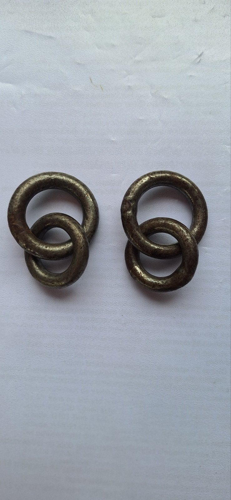 Stalen gelasten dubbel-gringen 8- 7 mm dikte, Ophalen of Verzenden, Nieuw
