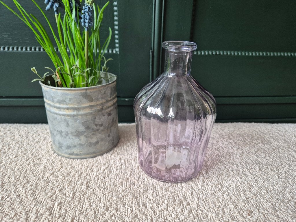 Vaasje glas lila, *, *, Nieuw, Ophalen of Verzenden