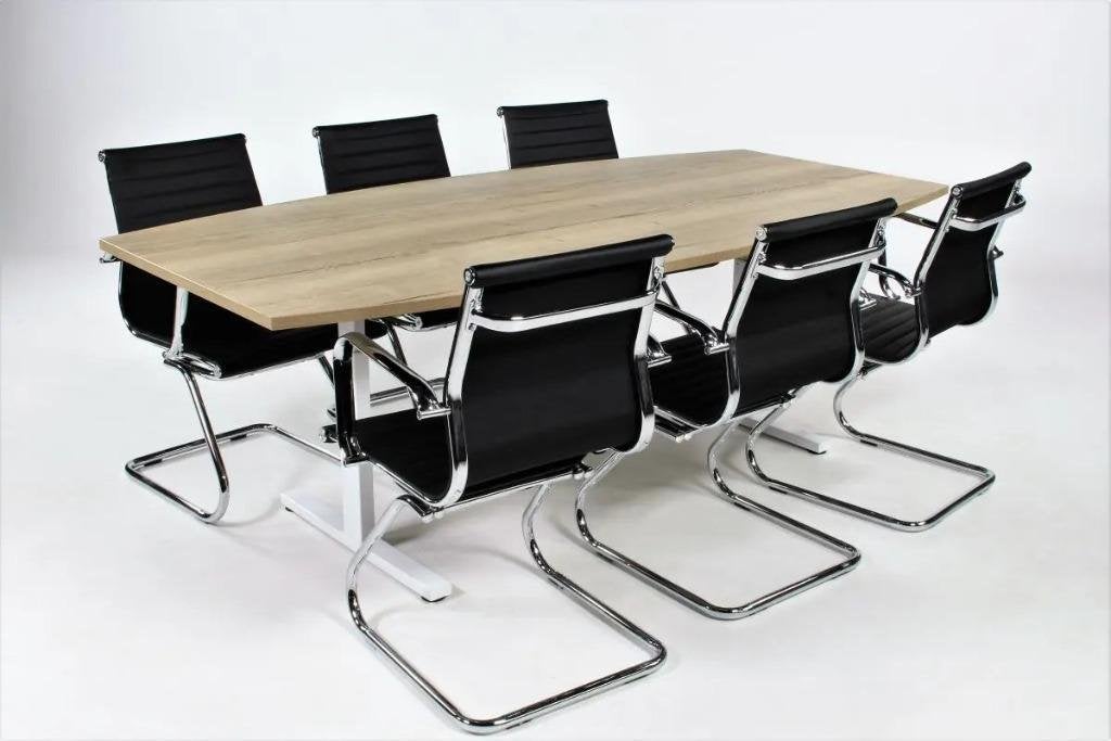 Vergadertafel 220 cm TUBE, Huis en Inrichting, Ophalen of Verzenden, In hoogte verstelbaar, Nieuw