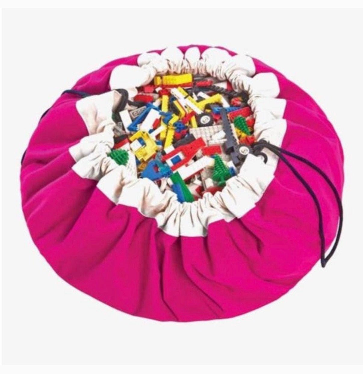 Felroze opbergzak/speekleed van Play & Go handig voor LEGO, Ophalen of Verzenden, Zo goed als nieuw