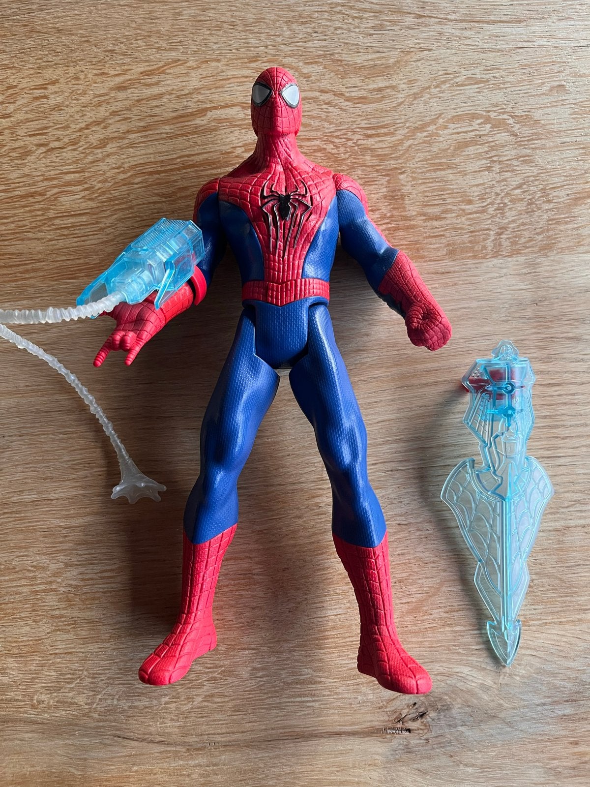 Spiderman actiefiguur met licht en geluid, Ophalen of Verzenden, Gebruikt