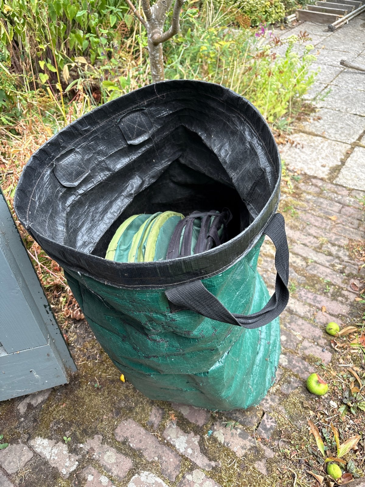 3x Opvouwbare Tuinafvalzakken - Bladeren en Tuinafval, Ophalen, Gebruikt