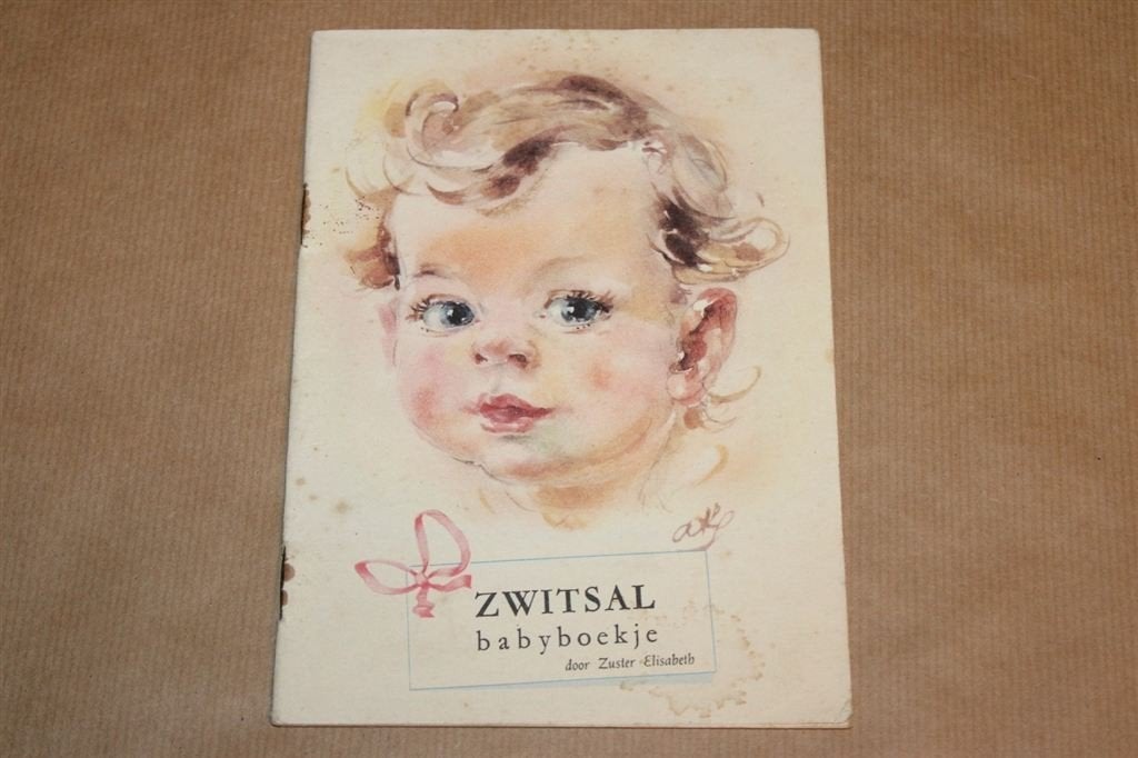 Zwitsal babyboekje - Circa 1950 !!, Ophalen of Verzenden, Zo goed als nieuw, Reclamebord