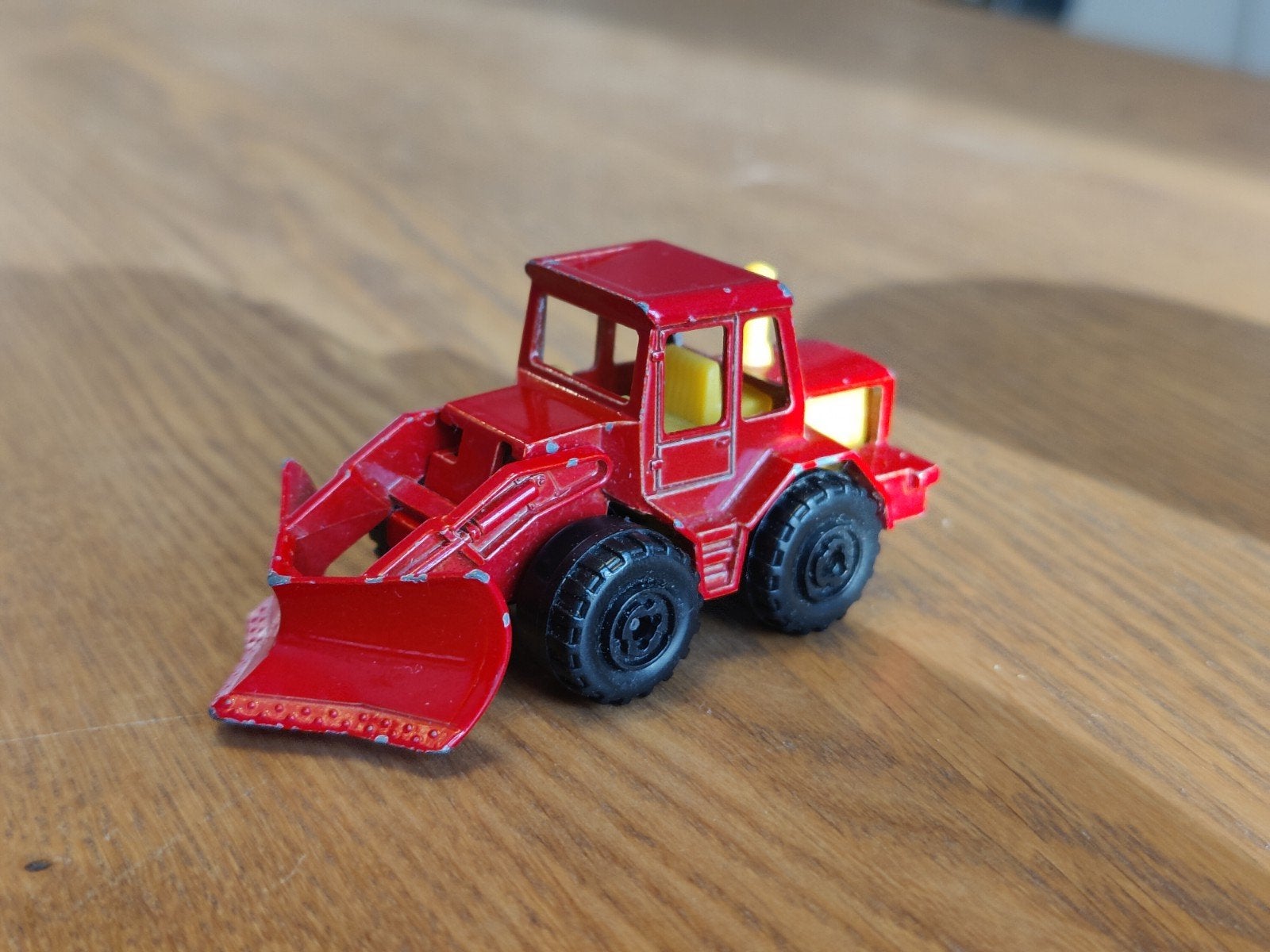 Majorette Tractor ROOD, Ophalen of Verzenden, Zo goed als nieuw