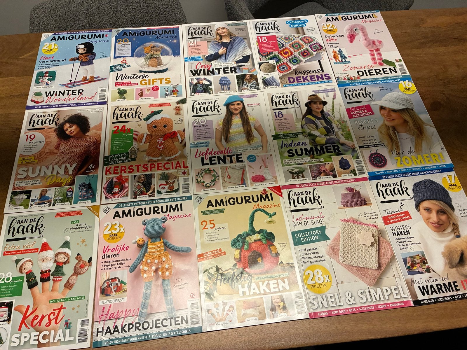 Grote collectie Aan de Haak en Amigurumi magazines, bieden, Ophalen, Zo goed als nieuw, Overige typen