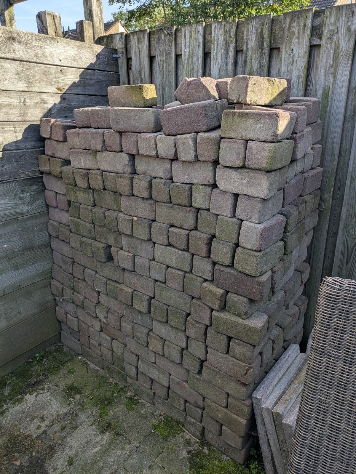 Bakstenen, Ophalen, Beton, 10 m² of meer, Klinkers