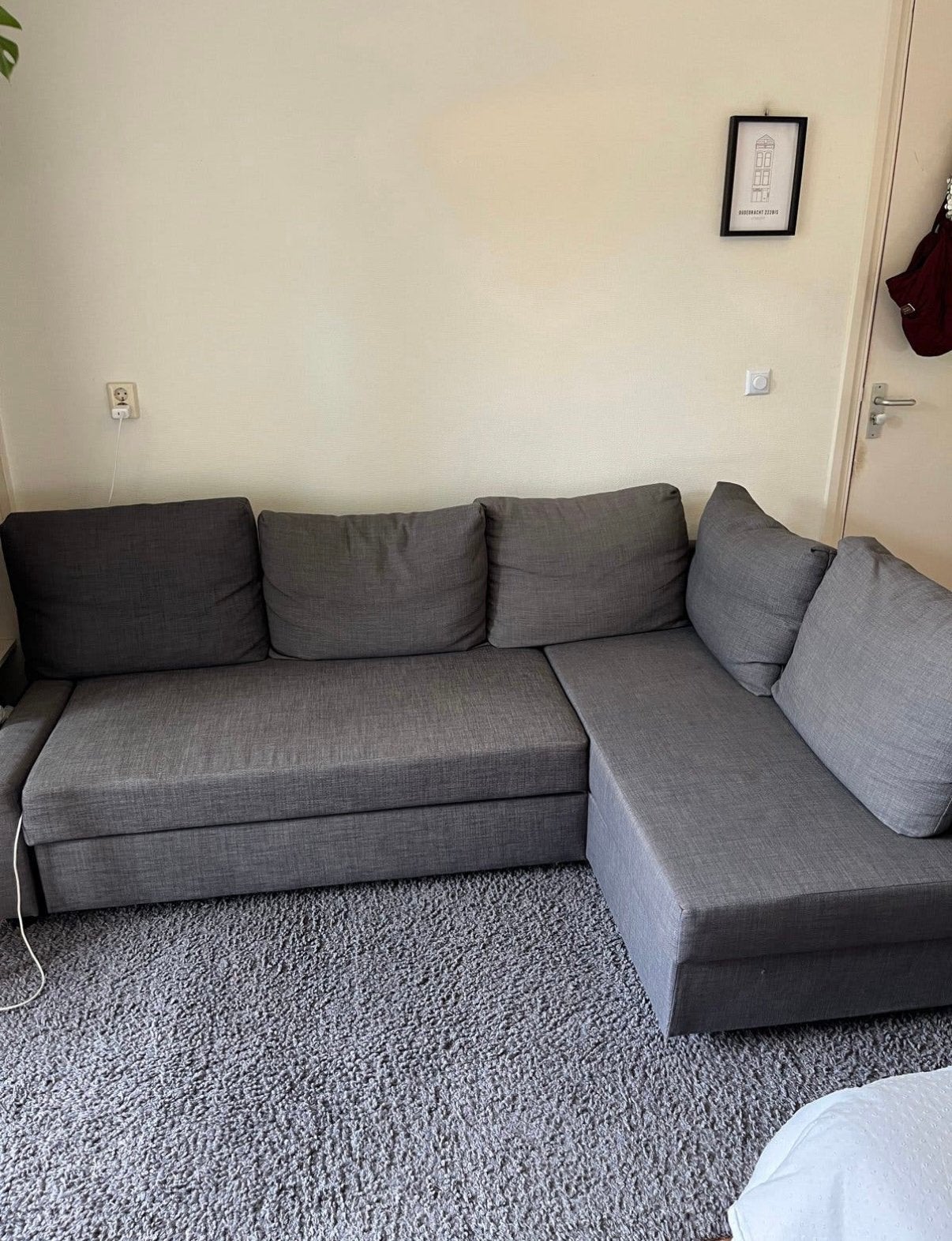 IKEA Friheten slaapbank met opberger 5 kussens 1,5 jaar oud, Huis en Inrichting, Ophalen of Verzenden, Zo goed als nieuw