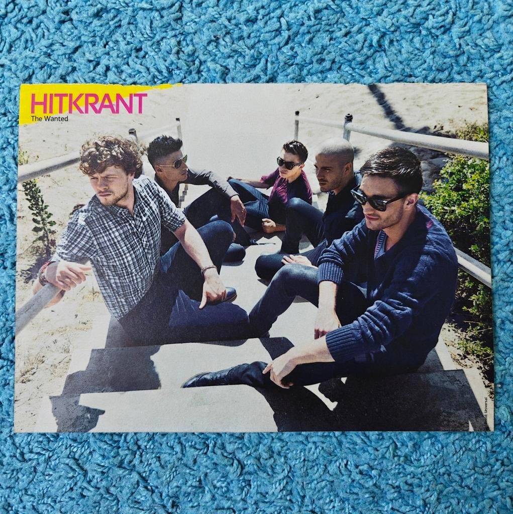 The Wanted poster hitkrant, A4 of kleiner, Rechthoekig Liggend, Nieuw, Ophalen of Verzenden